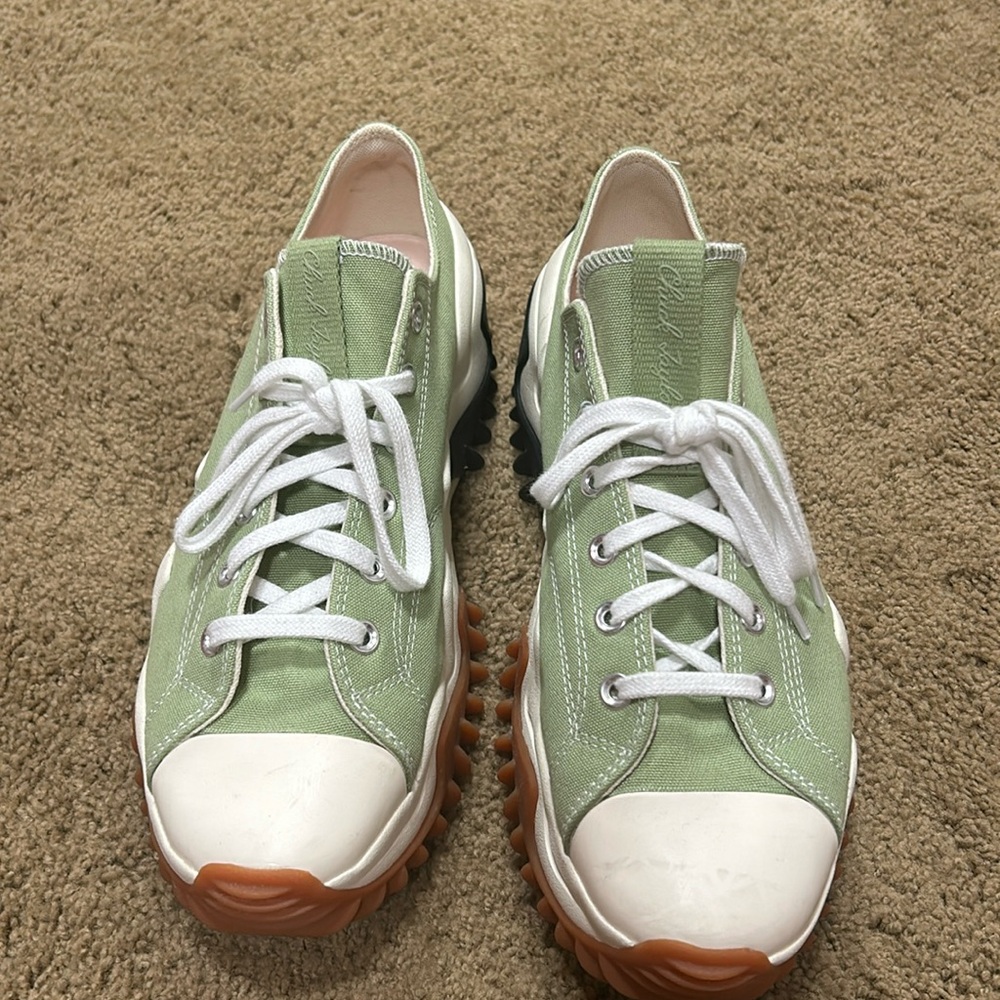 men’s converse canvas platform sneaker size 11.5